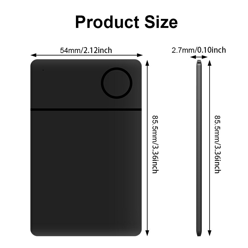 Rechargeable Smart Card for Apple Find My (RSH-iCard02)